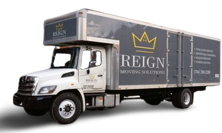 Reign Moving Solutions moving truck.